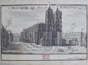 St. Mary Church in Frankfurt an der Oder by Johann Stridbeck